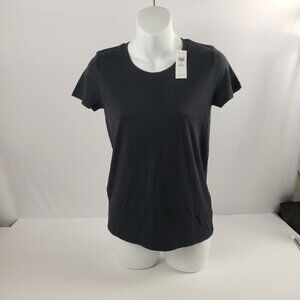 GAP Factory XS Petite True Black T-shirt Womens Stretch Favorite T Summer Spring